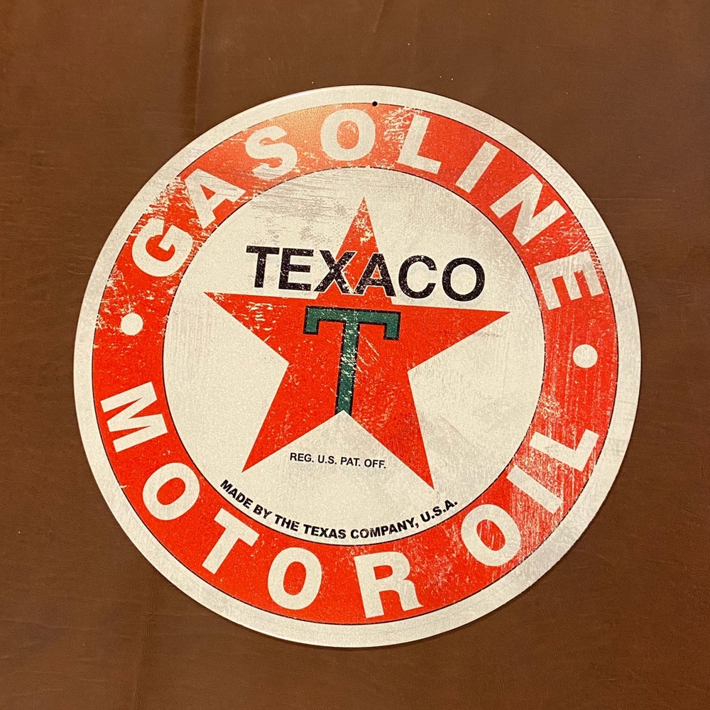 Brand new Texaco home decor sign